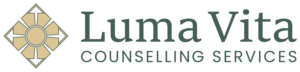 Green and yellow logo for Luma Vita Counselling Services